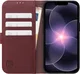 Rosso Element Modern Apple iPhone 17e / 16e Hoesje Book Case Wallet Burgundy afbeelding 3