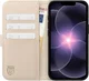 Rosso Element Modern Apple iPhone 17e / 16e Hoesje Book Case Wallet Beige afbeelding 3