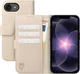Rosso Element Modern Apple iPhone 17e / 16e Hoesje Book Case Wallet Beige afbeelding 1