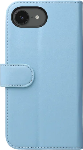 Rosso Element Modern Apple iPhone 17e / 16e Hoesje Book Case Wallet Licht Blauw afbeelding 4