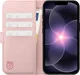 Rosso Element Modern Apple iPhone 17e / 16e Hoesje Book Case Wallet Roze afbeelding 3