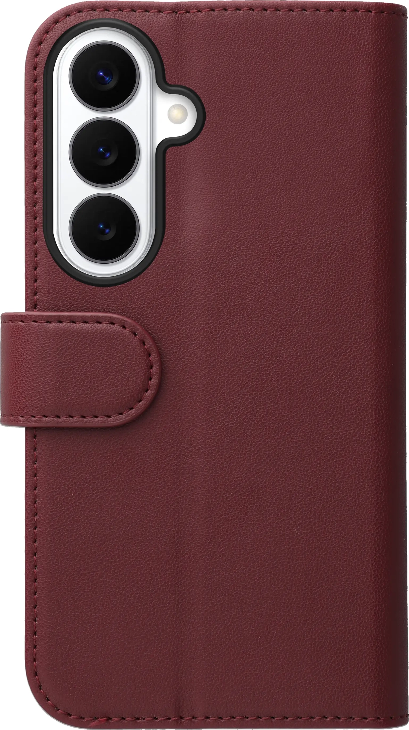 Rosso Element Modern Samsung Galaxy S26 Hoesje Book Case Wallet Burgundy afbeelding 4