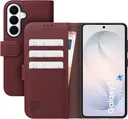 Rosso Element Modern Samsung Galaxy S26 Hoesje Book Case Wallet Burgundy
