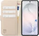 Rosso Element Modern Samsung Galaxy S26 Hoesje Book Case Wallet Beige afbeelding 3