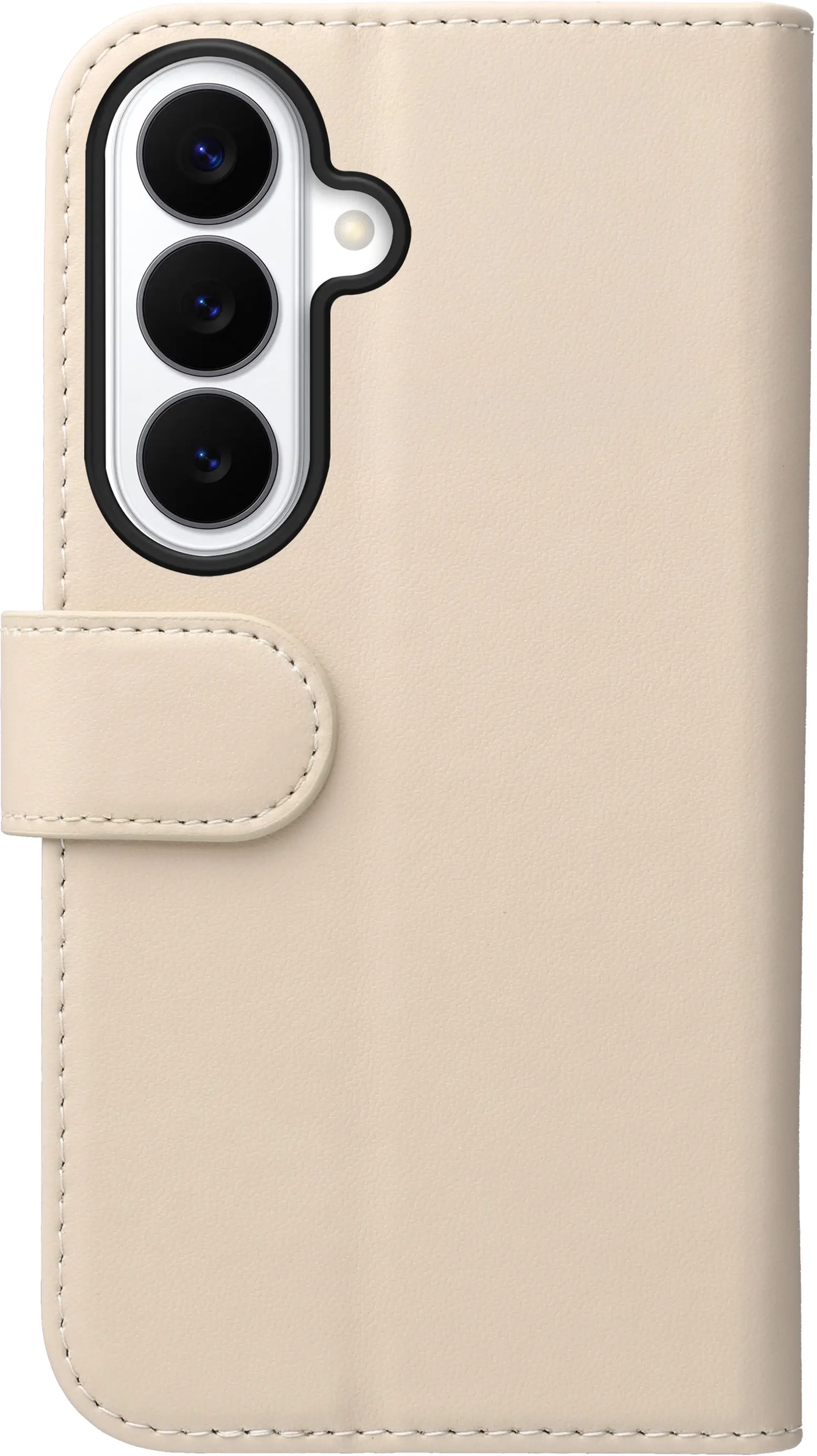 Rosso Element Modern Samsung Galaxy S26 Hoesje Book Case Wallet Beige afbeelding 4
