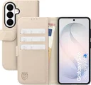 Rosso Element Modern Samsung Galaxy S26 Hoesje Book Case Wallet Beige