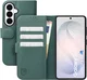 Rosso Element Modern Samsung Galaxy S26 Hoesje Book Case Wallet Licht Groen