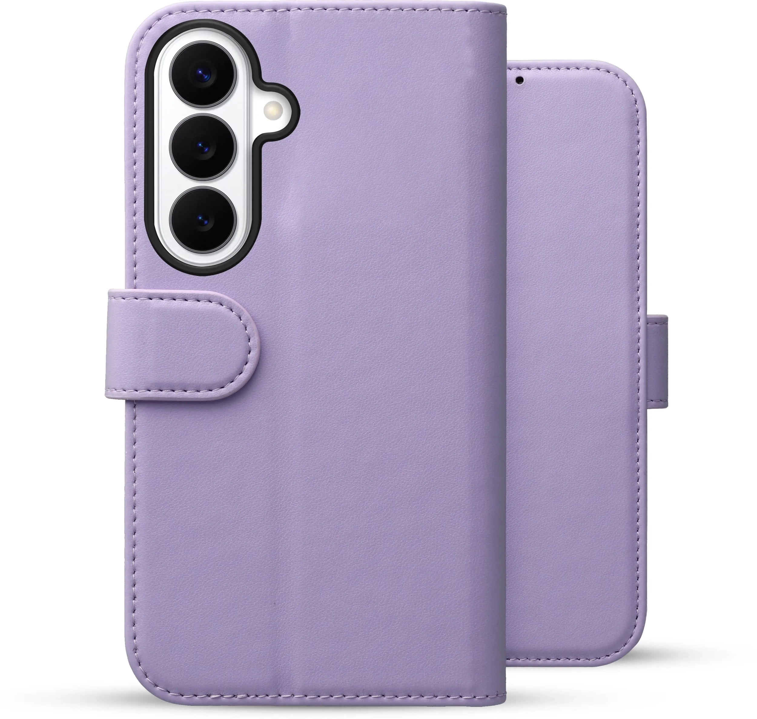 Rosso Element Modern Samsung Galaxy S26 Hoesje Book Case Wallet Paars afbeelding 2