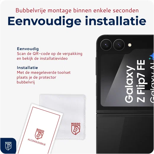 Rosso Samsung Galaxy Z Flip 8 Camera Lens Protector Transparant afbeelding 5