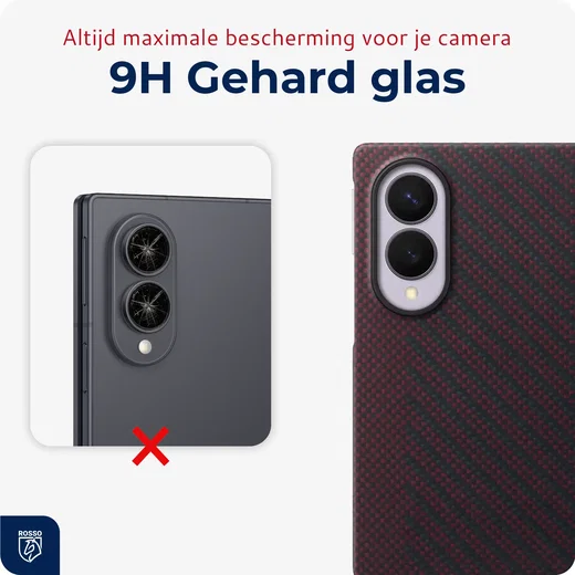 Rosso Samsung Galaxy Z Fold 8 Camera Frame Protector Zwart afbeelding 4