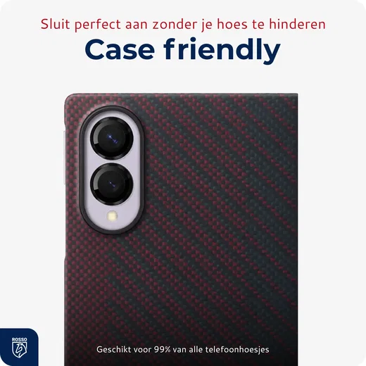 Rosso Samsung Galaxy Z Fold 8 Camera Frame Protector Zwart afbeelding 5