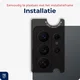 Rosso Samsung Galaxy Z Fold 8 Ultra Camera Frame Protector Zwart afbeelding 5