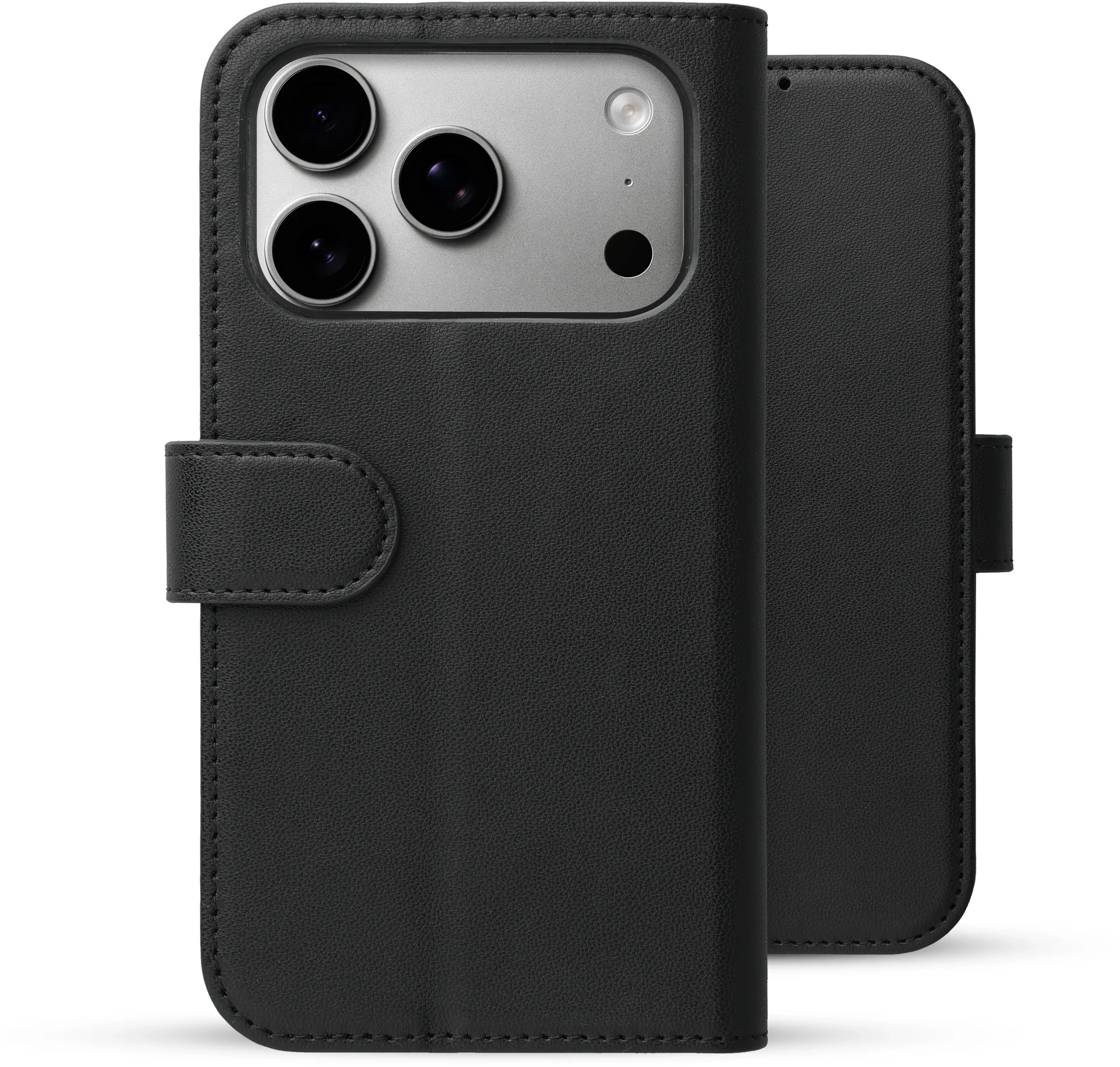 Rosso Element Modern Apple iPhone 18 Pro / 17 Pro Hoesje Book Case Zwart afbeelding 2