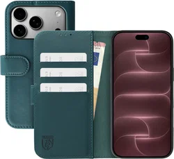 Rosso Element Modern Apple iPhone 18 Pro / 17 Pro Hoesje Book Case Groen afbeelding