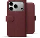 Rosso Element Modern Apple iPhone 18 Pro / 17 Pro Hoesje Book Case Burgundy afbeelding 2