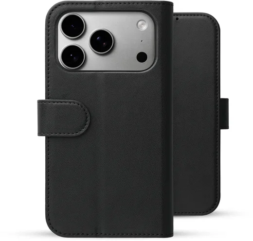 Rosso Element Modern iPhone 18 Pro Max / 17 Pro Max Hoesje Book Case Zwart afbeelding 2