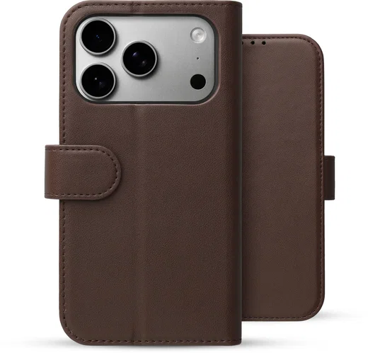 Rosso Element Modern iPhone 18 Pro Max / 17 Pro Max Hoesje Book Case Bruin afbeelding 2
