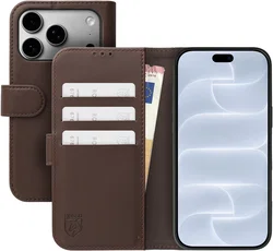 Rosso Element Modern iPhone 18 Pro Max / 17 Pro Max Hoesje Book Case Bruin afbeelding