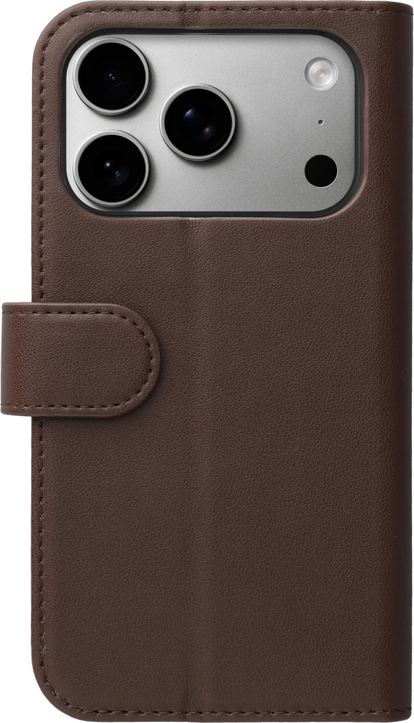 Rosso Element Modern iPhone 18 Pro Max / 17 Pro Max Hoesje Book Case Bruin afbeelding 4