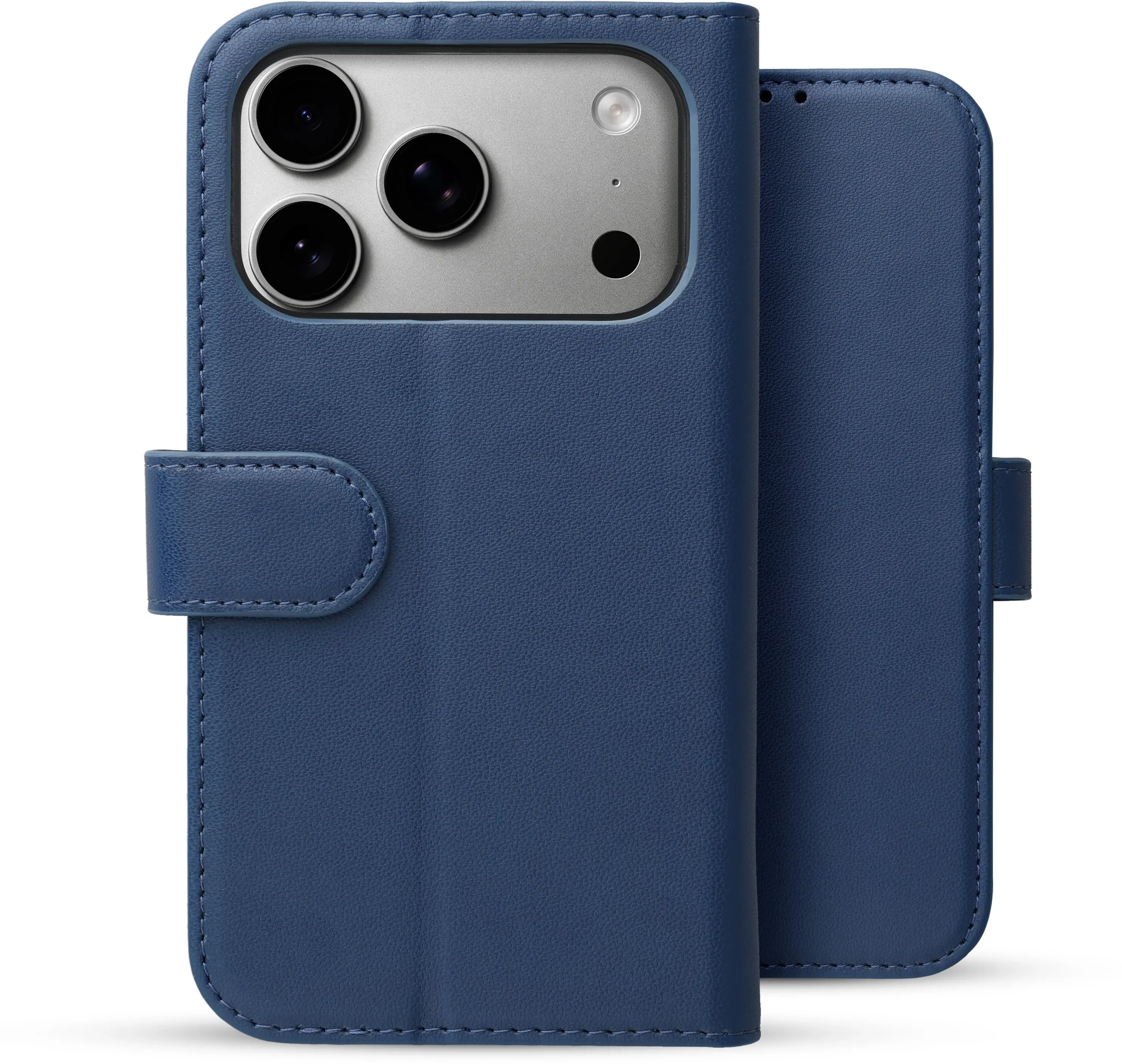Rosso Element Modern iPhone 18 Pro Max / 17 Pro Max Hoesje Book Case Blauw afbeelding 2