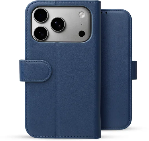 Rosso Element Modern iPhone 18 Pro Max / 17 Pro Max Hoesje Book Case Blauw afbeelding 2