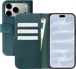Rosso Element Modern iPhone 18 Pro Max / 17 Pro Max Hoesje Book Case Groen afbeelding