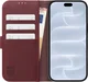 Rosso Element Modern iPhone 18 Pro Max / 17 Pro Max Hoesje Book Case Burgundy afbeelding 3