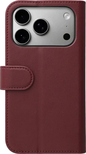 Rosso Element Modern iPhone 18 Pro Max / 17 Pro Max Hoesje Book Case Burgundy afbeelding 4