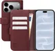 Rosso Element Modern iPhone 18 Pro Max / 17 Pro Max Hoesje Book Case Burgundy