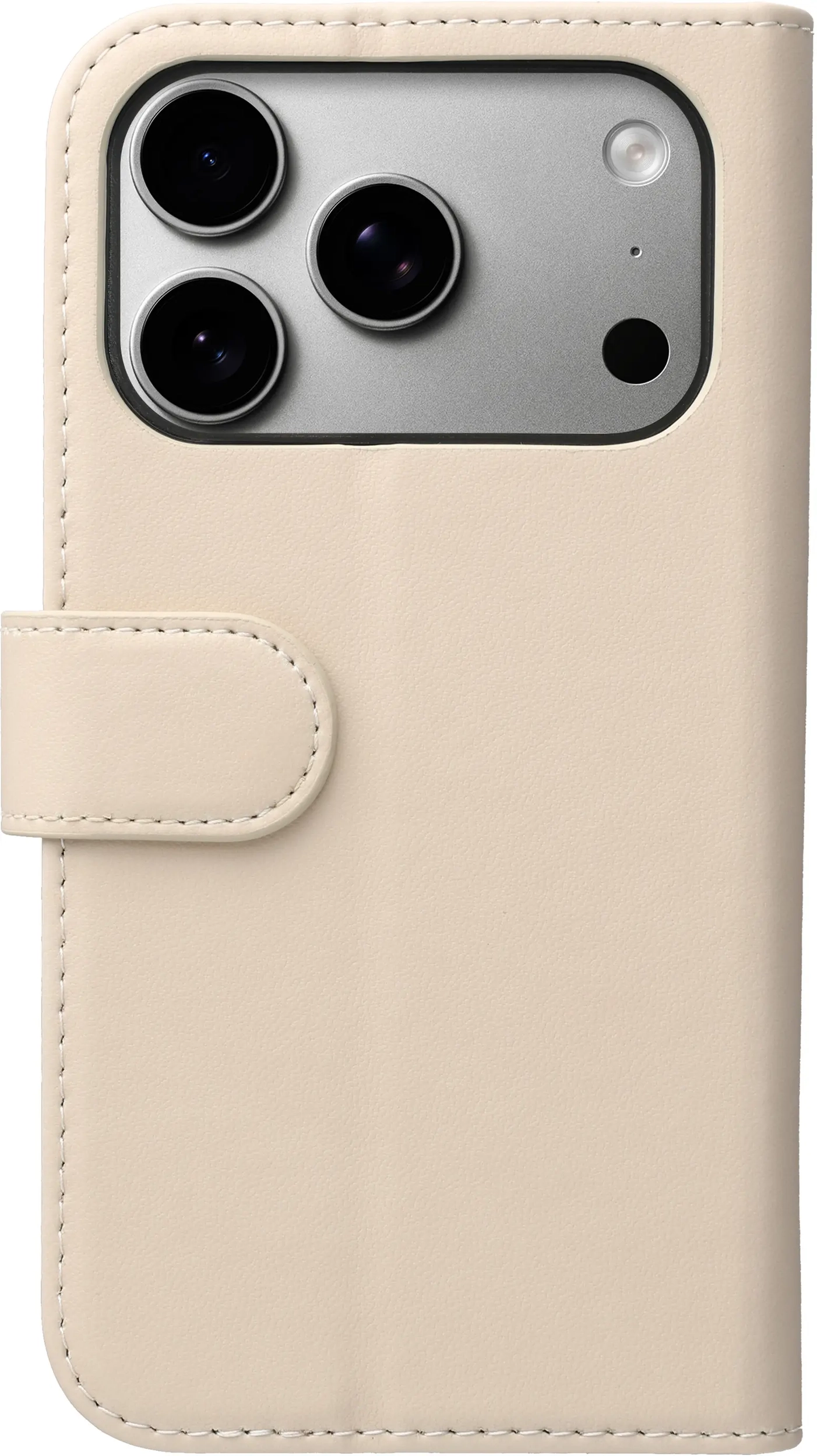Rosso Element Modern iPhone 18 Pro Max / 17 Pro Max Hoesje Book Case Beige afbeelding 4