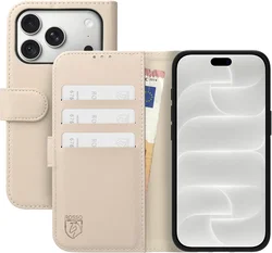 Rosso Element Modern iPhone 18 Pro Max / 17 Pro Max Hoesje Book Case Beige afbeelding