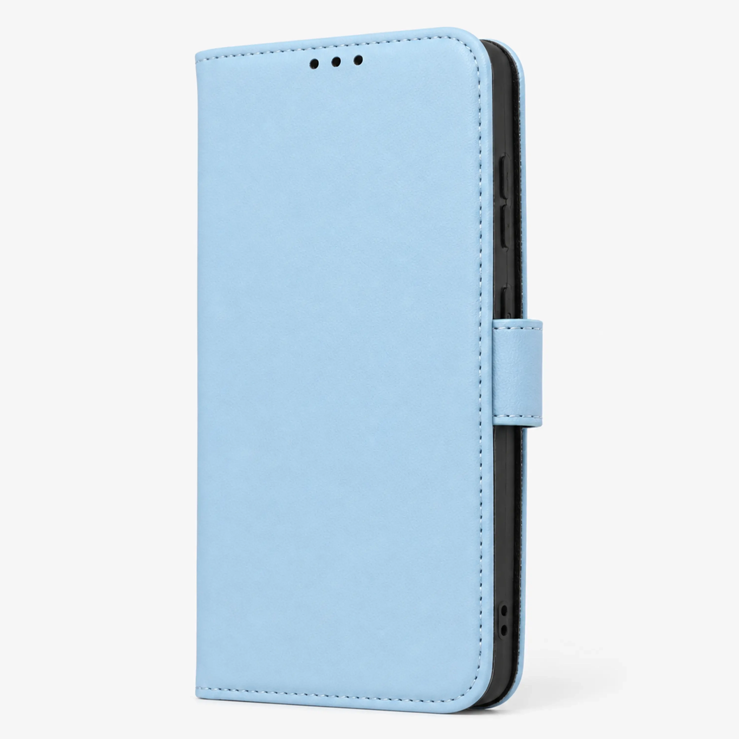 Rosso Element Modern iPhone 18 Pro Max / 17 Pro Max Hoesje Book Case Licht Blauw afbeelding 5