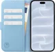 Rosso Element Modern iPhone 18 Pro Max / 17 Pro Max Hoesje Book Case Licht Blauw afbeelding 3