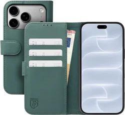 Rosso Element Modern iPhone 18 Pro Max / 17 Pro Max Hoesje Book Case Licht Groen afbeelding