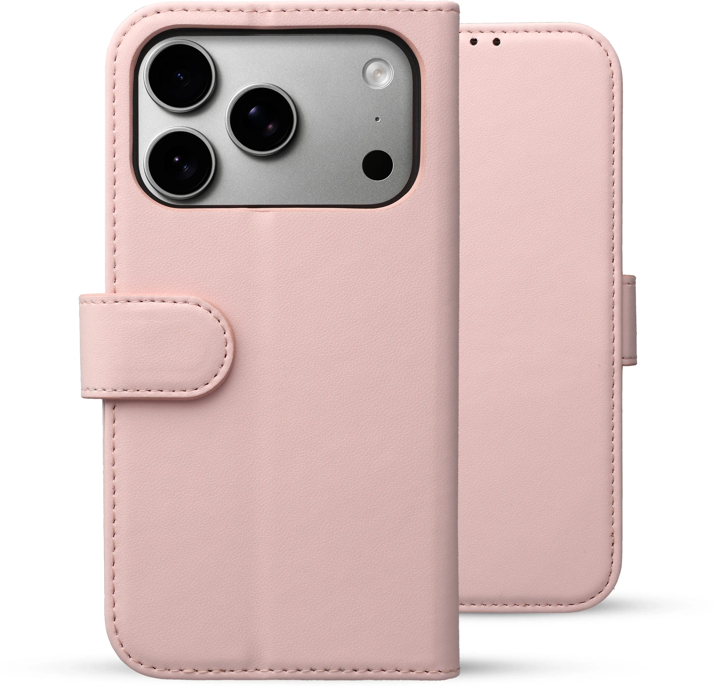 Rosso Element Modern iPhone 18 Pro Max / 17 Pro Max Hoesje Book Case Roze afbeelding 2