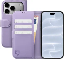 Rosso Element Modern iPhone 18 Pro Max / 17 Pro Max Hoesje Book Case Paars afbeelding