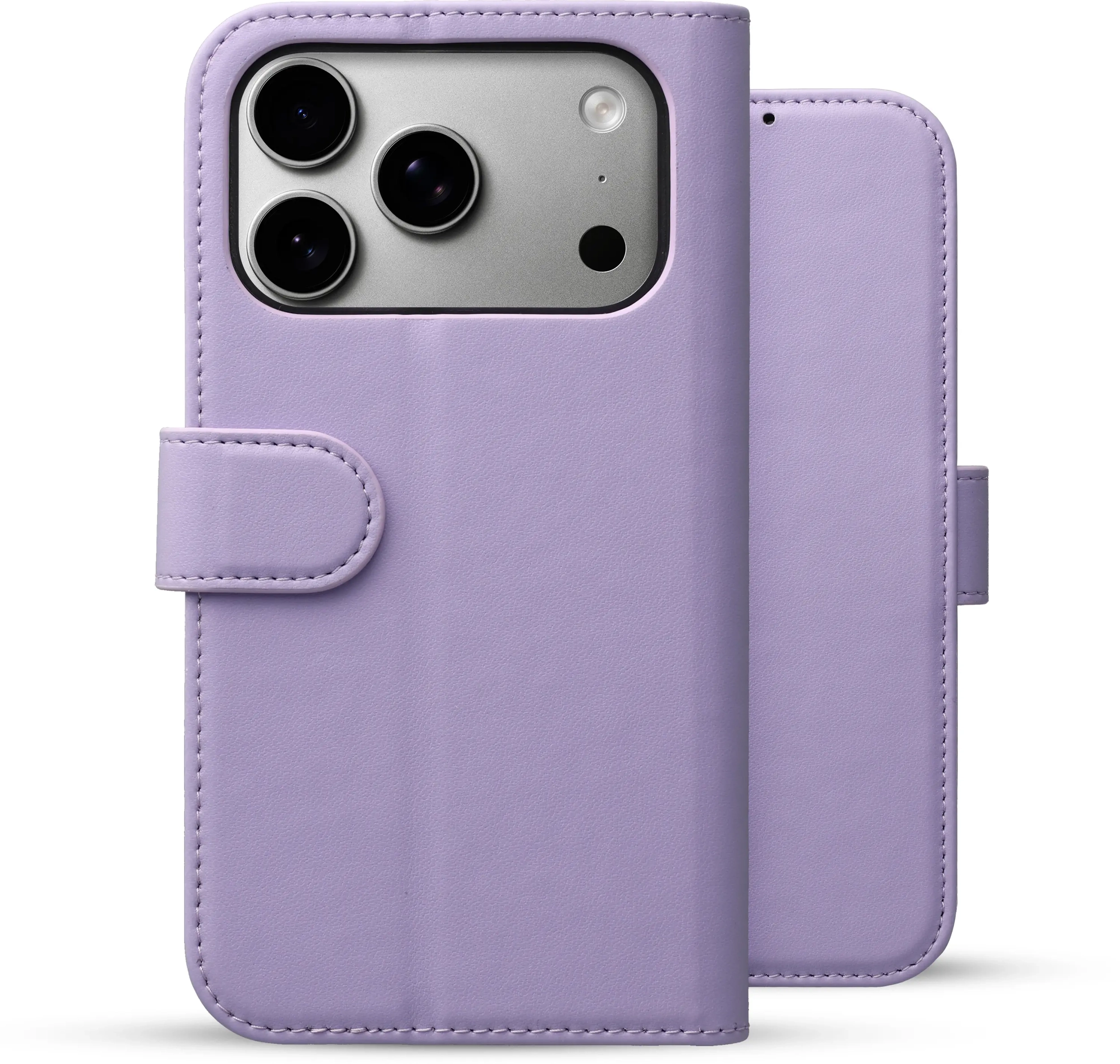Rosso Element Modern iPhone 18 Pro Max / 17 Pro Max Hoesje Book Case Paars afbeelding 2