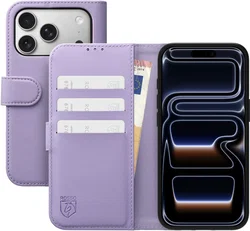 Rosso Element Modern iPhone 18 Pro Max / 17 Pro Max Hoesje Book Case Paars afbeelding