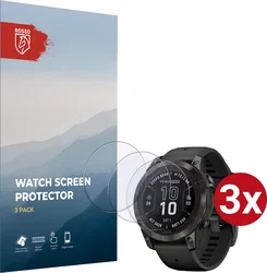 Rosso Garmin Fenix 7 Pro 47MM 9H Tempered Glass Screen Protector 3-Pack afbeelding