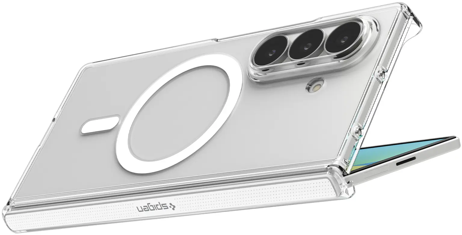 Spigen Air Skin Zero Samsung Galaxy Z Fold 8 Ultra Back Cover MagFit Clear Wit afbeelding 11