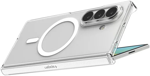 Spigen Air Skin Zero Samsung Galaxy Z Fold 8 Ultra Back Cover MagFit Clear Wit afbeelding 11