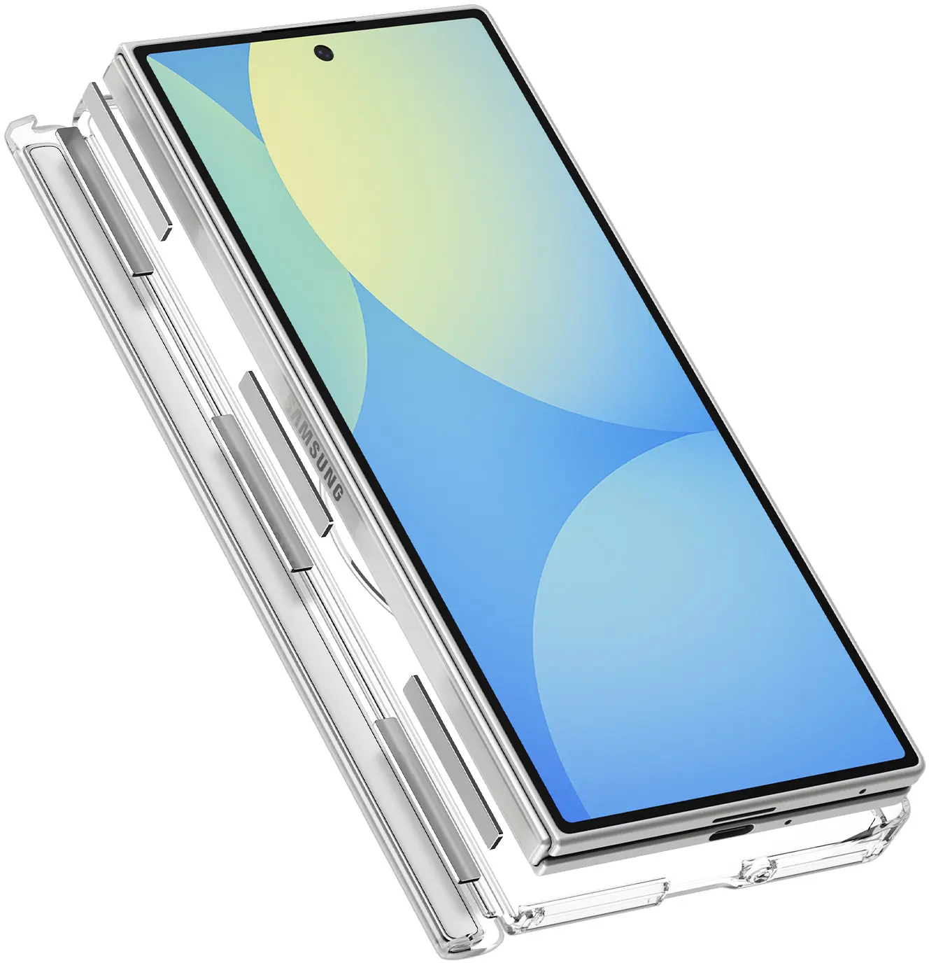 Spigen Air Skin Zero Samsung Galaxy Z Fold 8 Ultra Back Cover MagFit Clear Wit afbeelding 14