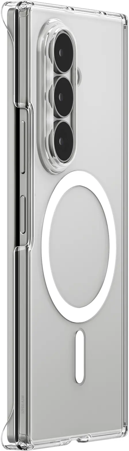 Spigen Air Skin Zero Samsung Galaxy Z Fold 8 Ultra Back Cover MagFit Clear Wit afbeelding 7