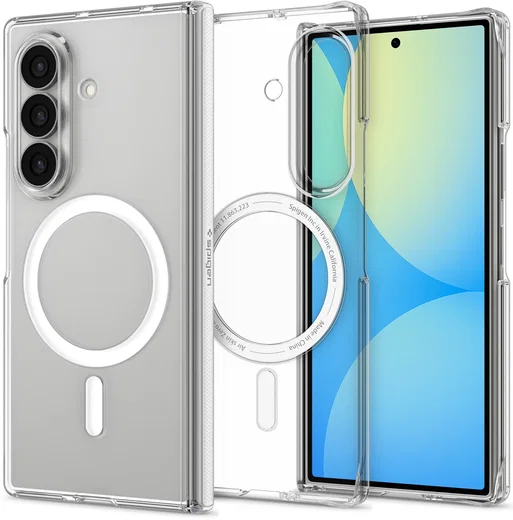 Spigen Air Skin Zero Samsung Galaxy Z Fold 8 Ultra Back Cover MagFit Clear Wit afbeelding 1