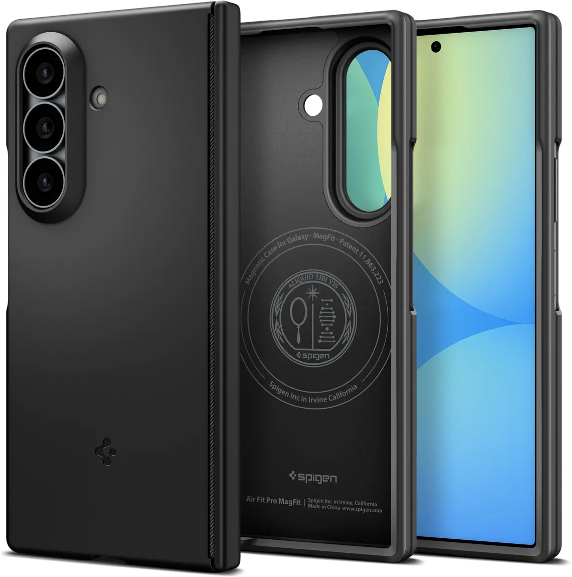 Spigen Air Fit Pro Samsung Galaxy Z Fold 8 Ultra Hoesje MagFit Back cover Zwart afbeelding 1