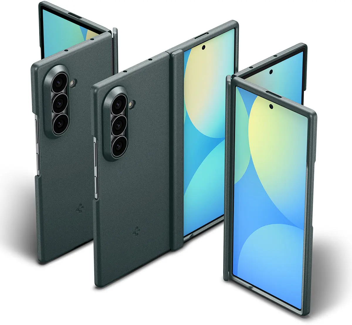 Spigen Air Fit Pro Samsung Galaxy Z Fold 8 Ultra Hoesje MagFit Back cover Groen afbeelding 6