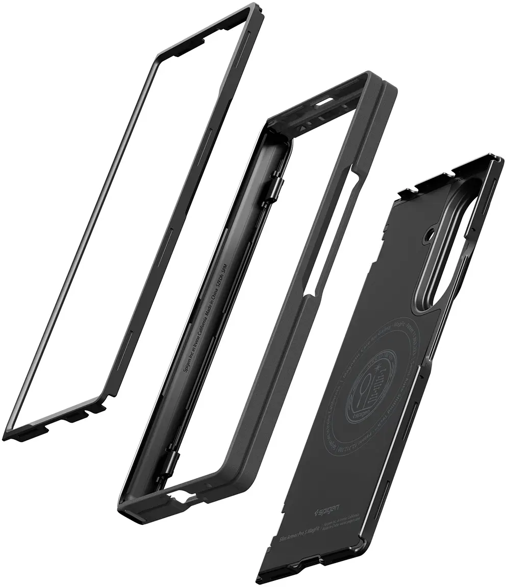 Spigen Slim Armor Pro S MagFit Samsung Galaxy Z Fold 8 Ultra Hoesje Zwart afbeelding 7
