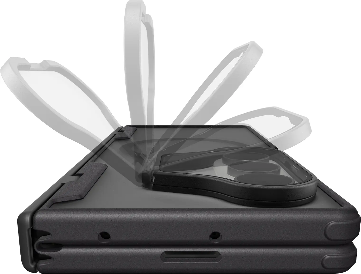 Spigen Optik Armor Pro MagSafe Samsung Galaxy Z Fold 8 Ultra Camera Stand Zwart afbeelding 9