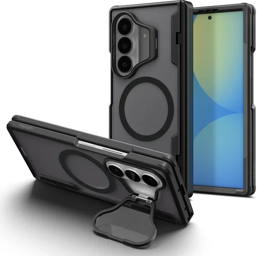 Spigen Optik Armor Pro MagSafe Samsung Galaxy Z Fold 8 Ultra Camera Stand Zwart afbeelding 3
