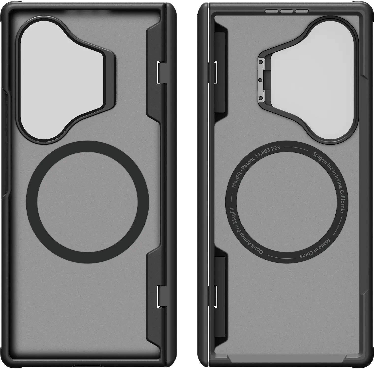 Spigen Optik Armor Pro MagSafe Samsung Galaxy Z Fold 8 Ultra Camera Stand Zwart afbeelding 5